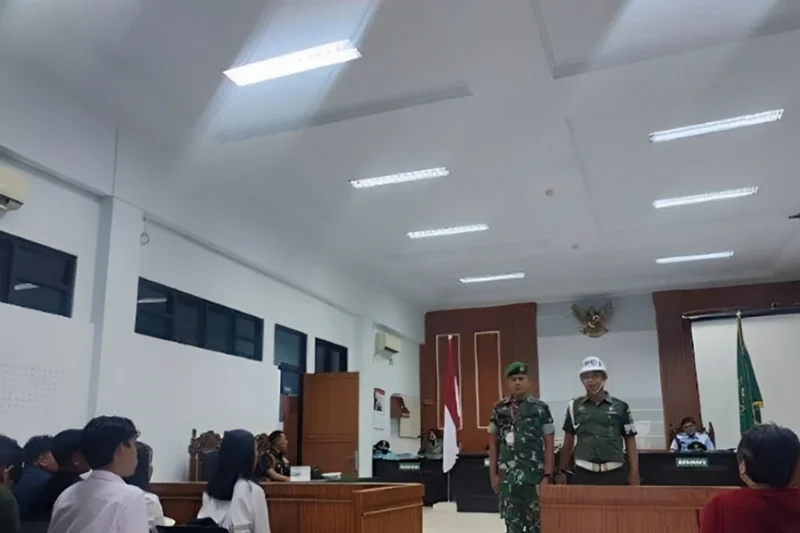 Anggota TNI yang Diduga Aniaya Remaja Hingga Tewas Hadapi Sidang Militer di Medan Anggota TNI yang Diduga Aniaya Remaja Hingga Tewas Hadapi Sidang Militer di Medan
