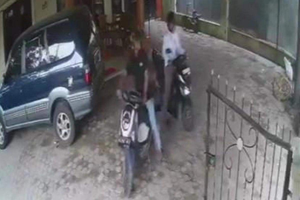Motor-Baru-Dicicil-Raib-Digasak-Dua-Maling-di-Medan
