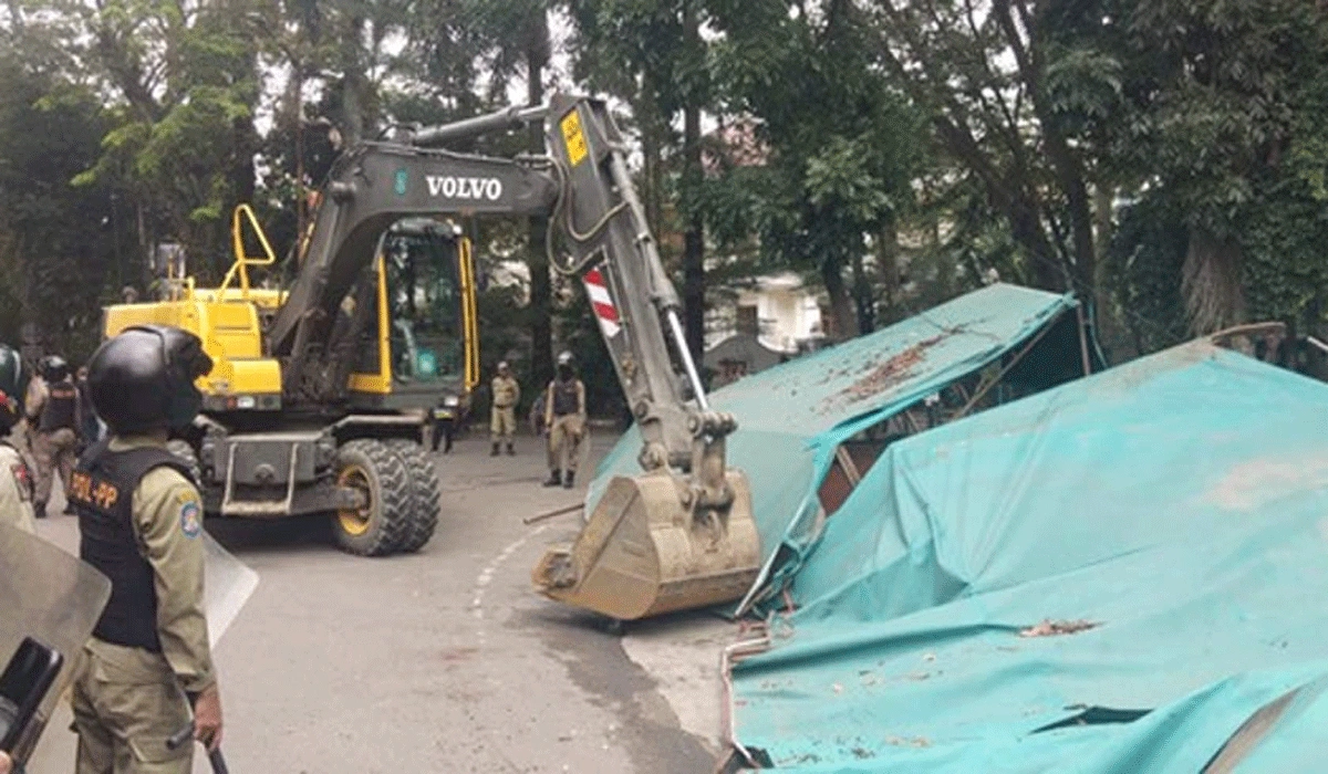 Penertiban Satpol PP Ubah Wajah Sekitar RS Elisabeth Jadi Lebih Tertib