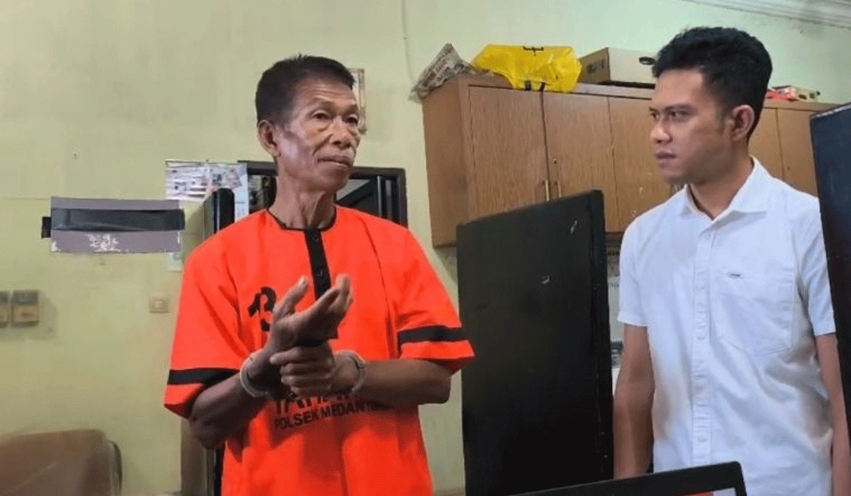 Pendorong-Lurah-ke-Parit-Jadi-Tersangka-di-Medan