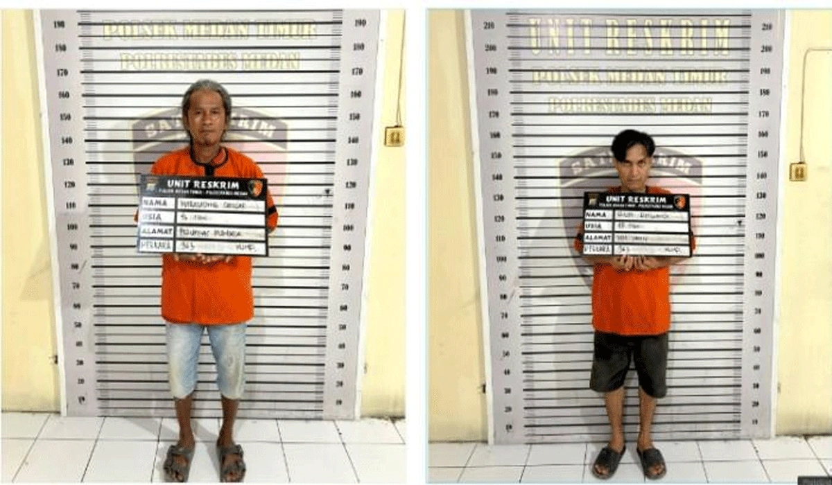 2 Pria di Medan Tertangkap Basah Mencuri Besi Penutup Drainase, 1 Pelaku Ngaku Cuma Ikut-ikutan