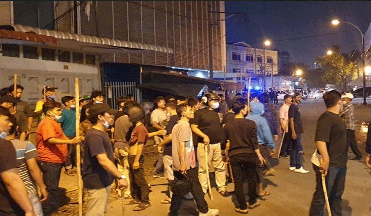 Bentrokan Ormas Pemuda Pancasila Di Medan Akibat Lemparan Batu Setelah Aksi Geber-Geber