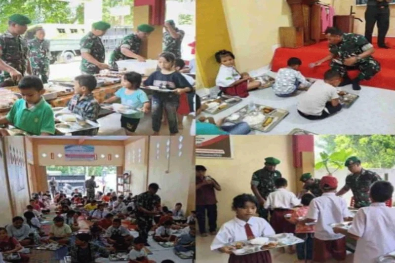 Kodam I/BB Bagikan 250 Paket Makanan Bergizi Untuk Anak Panti Di Medan