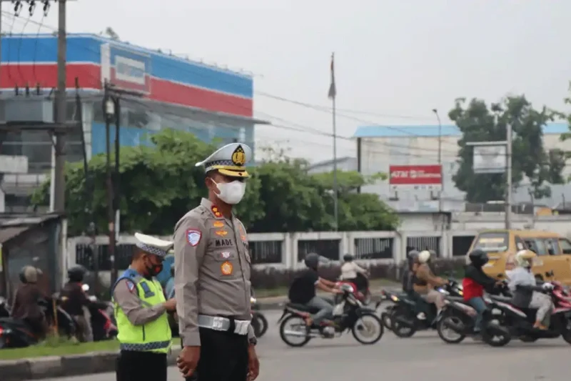 Satlantas Polrestabes Medan Resmi Mulai Operasi Zebra Toba 2025