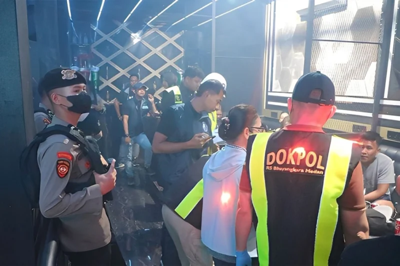 Polda Sumut Razia 3 THM di Medan, 27 Pengunjung Positif Narkoba