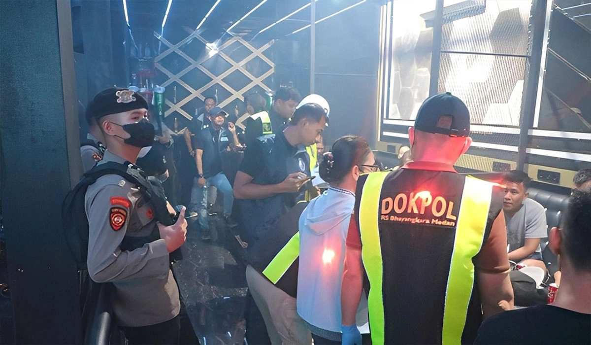 Polda Sumut Razia 3 THM di Medan, 27 Pengunjung Positif Narkoba